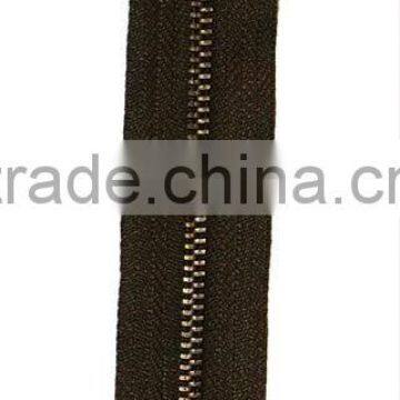 5# bronze zipper open end