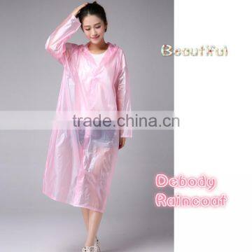 Adult Practical 100% PVC Raincoat Printing Logo photo-3