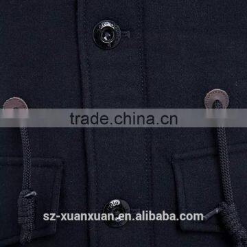 Customized Black Plain Down Jacket Winter Thick Coat for Men