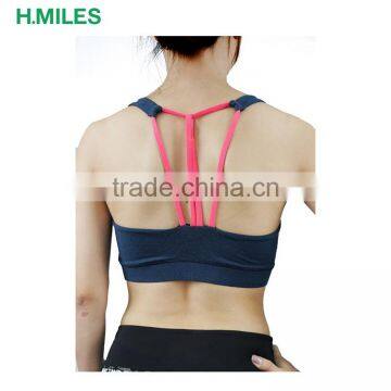 Push Up Sport Bra Running Athletic Yoga Bra Breathable Underwear Bra photo-3