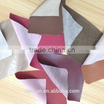 B Grade Pvc Artificial Stocklot , Pvc Synthetic Leather Stocklot for Furnitures and Car Seat and so on photo-3