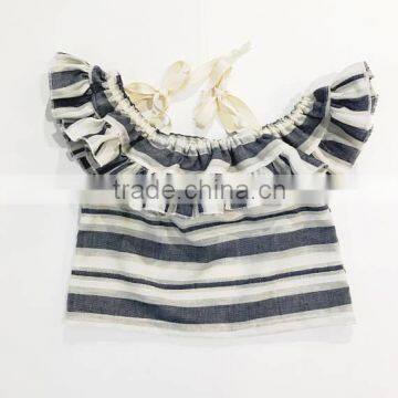 New Fashion Cheap Wholesale Stripe Baby Clothing Romper Two Piece Baby Clthes Kids Clothing Set photo-2