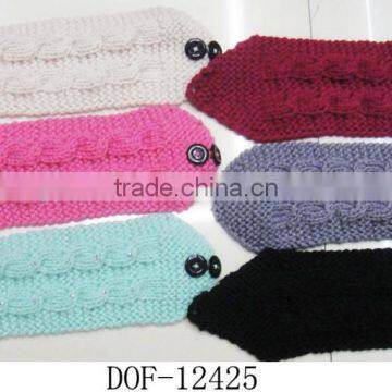 Fashion Hot Crochet Acrylic Designer New Arrival Knitted Hair Band