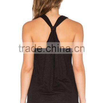 Tight Plain Open Back Tops Women Hot Girls in Tight Tank Tops photo-3