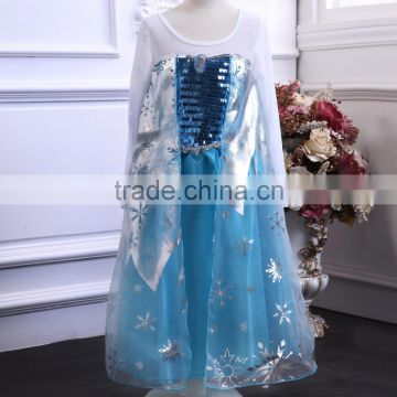 party frozen princess elsa dress/costume wholesale