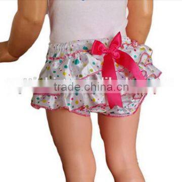 Cute Baby Bloomers Floral Ruffled Summer Underwear Bloomers photo-3