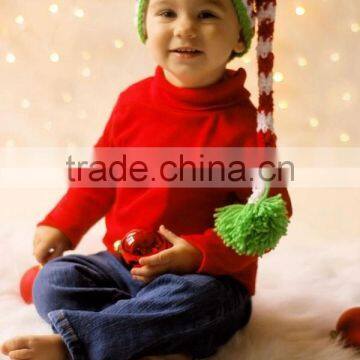 Funny Christmas Crochet Knitting Baby Hats Christmas Hat photo-2