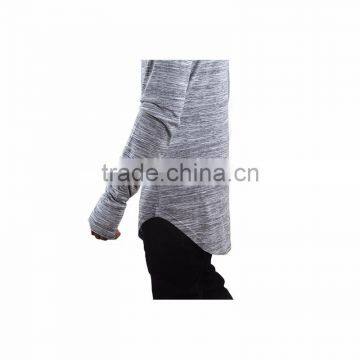 2017 Wholesale China Men Clothing t Shirt Long Sleeve Longline t Shirt photo-4