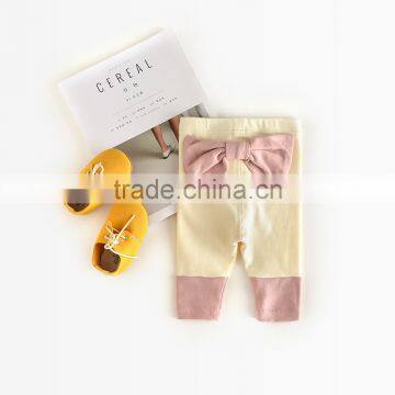 0-3 Years Wholesale 2017 New Autumn Cotton Bow Baby Pants (pick Size Color) photo-5