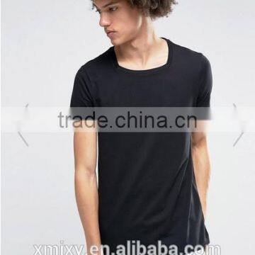 Wholesale Fashion Casual t Shirt High Quality Square Neck t Shirt for Men photo-4