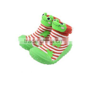 2015 New Desgins Rubber Outsole Baby Sock Shoe photo-4