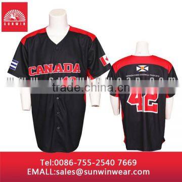 New Design Dry-fit Blank Baseball Jerseys Wholesale photo-2
