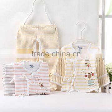 2017 Newest Style Baby Bamboo Clothing Set Infant Organic Cotton Clothes photo-4