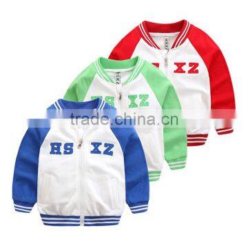 Sports style knitted wholesale boys coat kids clothes children