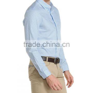 Long Sleeve 100% Cotton Shirts for Men Polka Dot Funky Shirts for Men photo-4