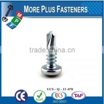 Made In Taiwan Cross Recessed Pan Head Self Drilling Screw Phil Recess Pan Head Self Drilling Screw photo-3
