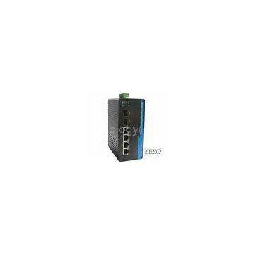 10 / 100 / 1000M Optical Ethernet Switch 4 Port With Dual Power , EN55022
