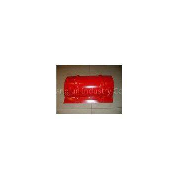 Easy to assemble metal roof ridge cap red color in construction