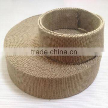 cotton webbing for use in manufacturing belts