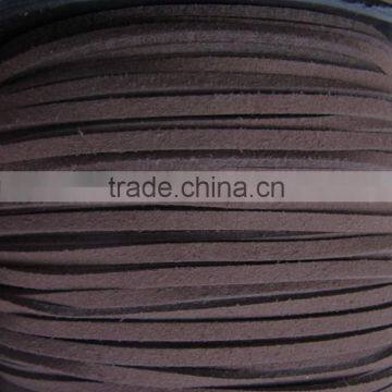 Dark Brown Faux Leather Cord For Bracelet & Necklace DIY Jewelry Accessory 3 x 1.5 mm