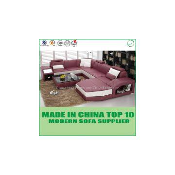 with side table european corner sofa set