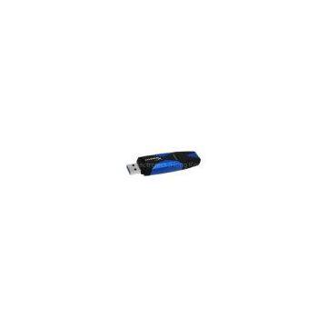 Kingston DataTraveler HyperX 3.0 USB flash drive - 256 GB - Black, blue