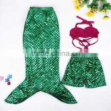 Swim Mermaid Tail Little Mermaid Swimming Costumes Swimsuit Hipster Tail for Girls photo-5