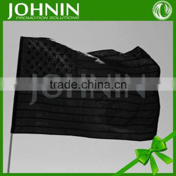 high quality nylon Tea party 3'*5' black American embroidered flag