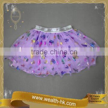Fanciful Heart Pattern Ballet Tutu Skirt photo-6