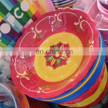 customize low price melamine candy plates