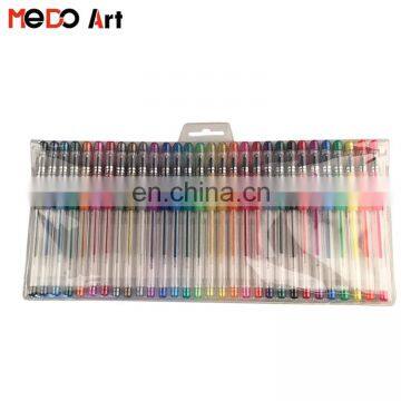 Rainbow Pack 24 Colors Gel Pens Set Metalic Glitter Pastel Neon Gel Ink Pen Set photo-2