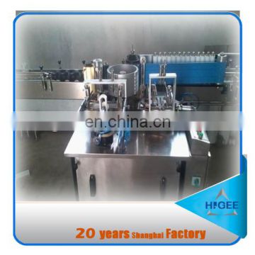 High speed hot melt glue bopp labeling machine for pressurized bottle