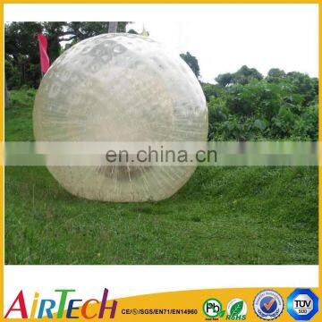 High quality PVC or TPU zorb ball for grass