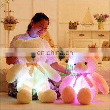 HI CE Best Selling Custom Valentine Gift Led Light up Teddy Bear Plush Toys photo-2