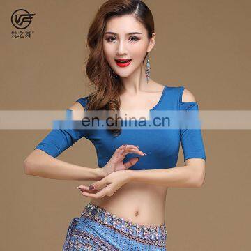 S-3116 Modal practice indian sexy women belly dance top clothes