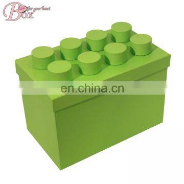 Paper Lego Colorful Chidrens Toy Storage Box photo-3