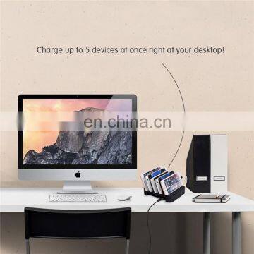 Amazon Universal Multi Port 5 Port Mobile Phone USB Charging Station photo-3