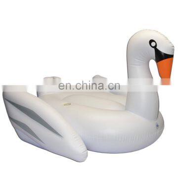 2016 New Type White Inflatable Swan, 200cm Large Inflatable Water Floats, Pool Float photo-2
