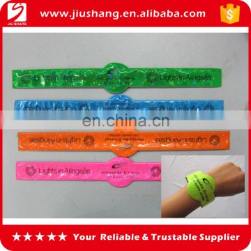 cheap PVC slap bracelet,Reflective slap bracelet,PVC slap bracelet