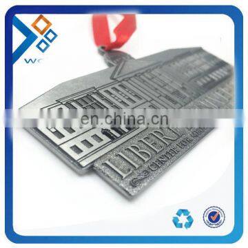 Metal engraved brand logo tags with custom design