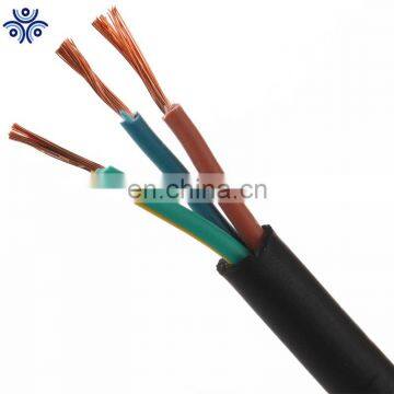 H03VV-F H05VV-F 300/500V pvc insulated 3 core 1.5mm 4mm flexible cable