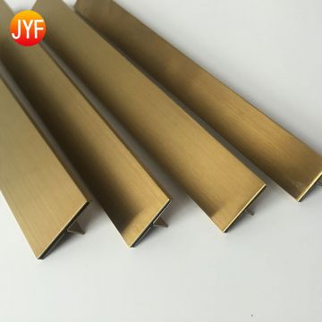 T-Channel Shape Stainless steel trim strip