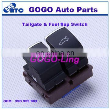 GOGO Tailgate & Fuel flap Switch for VW Passat CC,Passat B6, Magotan, B7L OEM 35D 959 903 , 3C0 959 903 B