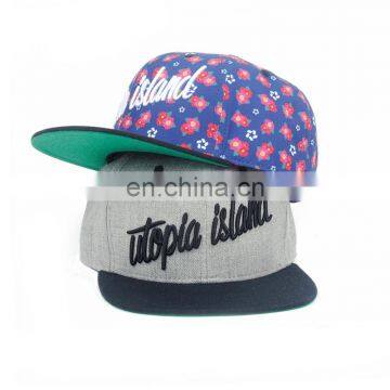 Sublimation Printing Snapback Caps Custom Your Own Printing Snapback Hats/Caps