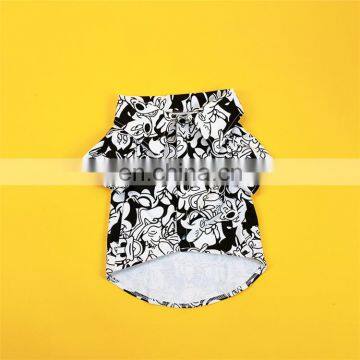 Fashionable Polyester Dog Puppy Shirt French Bulldog Summer Fasion Cartoon Shirt With Bandana photo-3