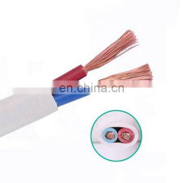 Copper Conductor RVVB 2x2.5/2x4 / 2x6mm Flat Two Core Flexible Electrical Copper Wire Cable photo-2