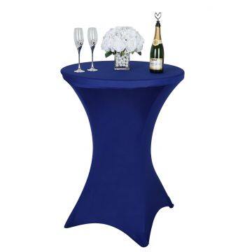 Cocktail Table Covers Stretch Spandex Red Cocktail Table Cover Cloth for Wedding,Banquet and Party photo-2