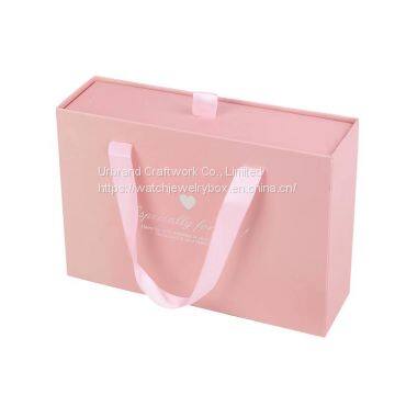 Drawer Tote Bag Candy Box Pink Wedding Candy Gift Box Customizable Paper Box photo-2