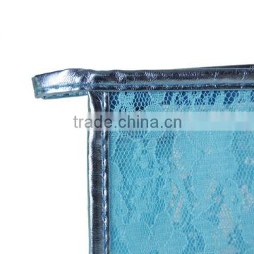 Wonderful transparent lace cosmetic bag, sexy content bag