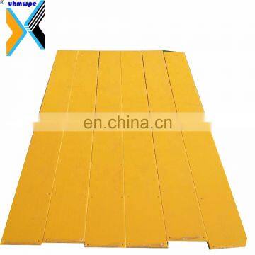 2020UHMWPE wear strips for chain travels antistatic grade of ultra high molecular weight polyethylene cutting strips
